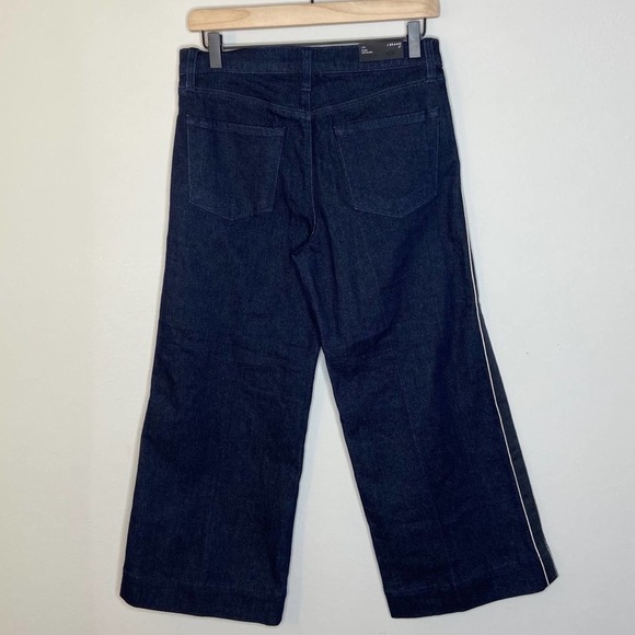 J Brand Liza Mid-rise Dark Denim Crop Culottes - Picture 6 of 6